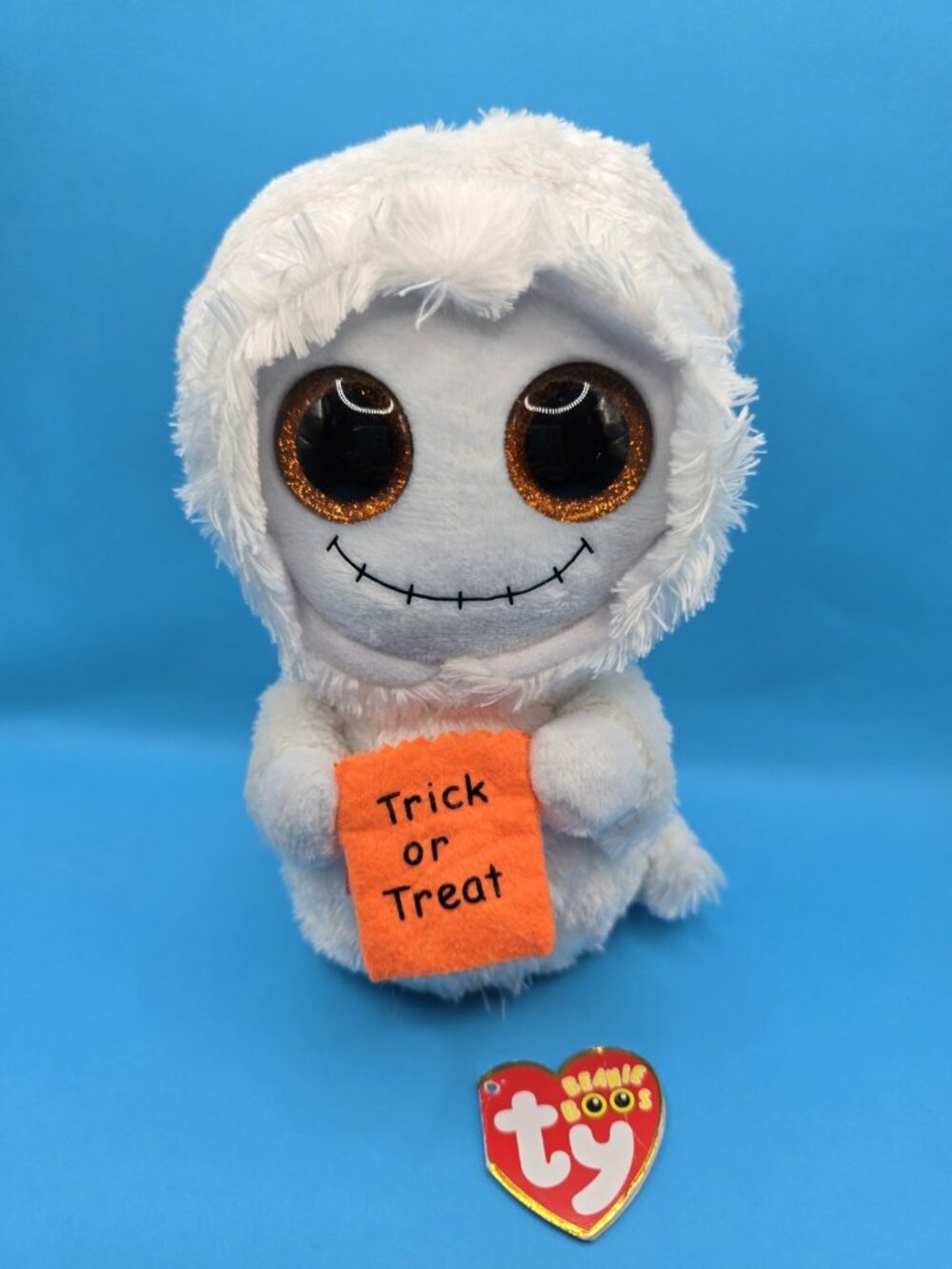 Ty Beanie Boos - MIST the White Halloween Ghost 6" Plush Stuffed Toy